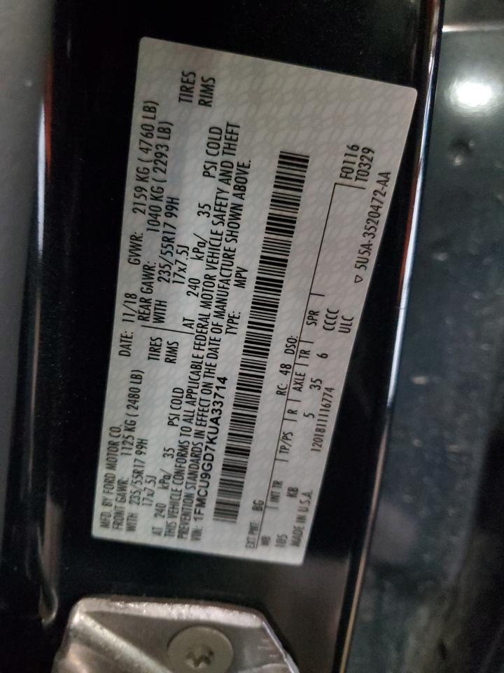 2019 FORD ESCAPE