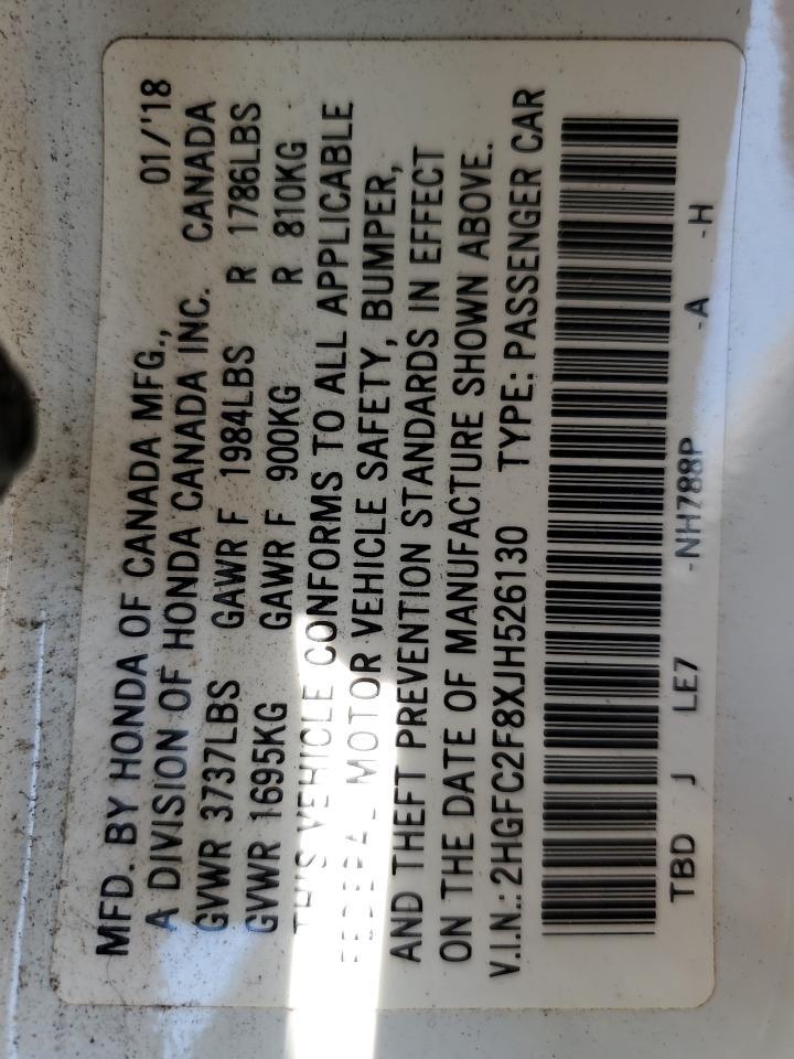2018 HONDA CIVIC