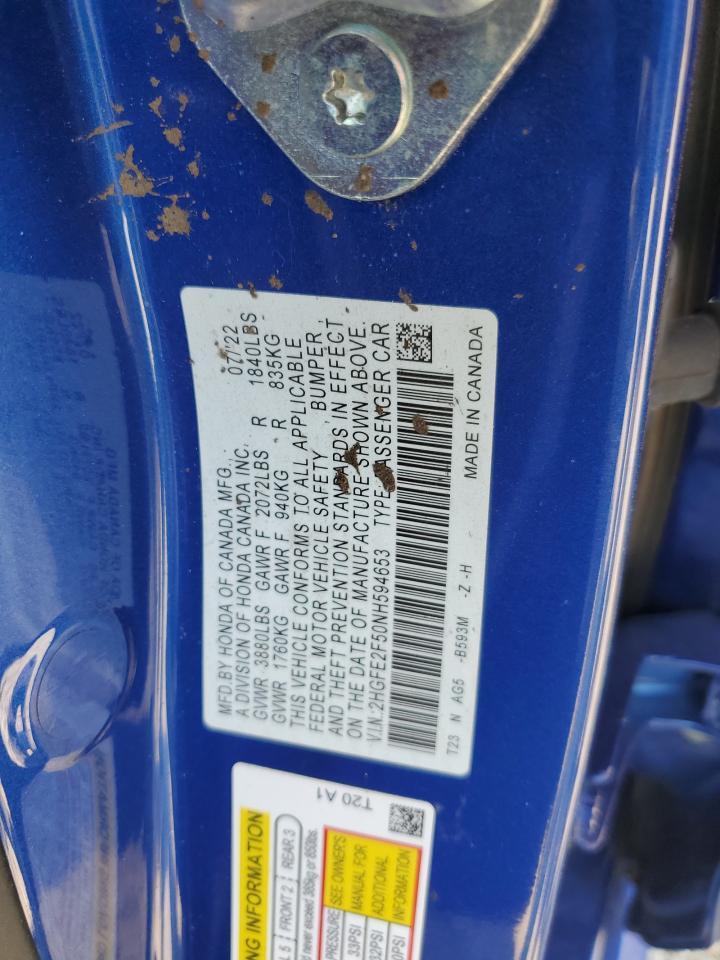 2022 HONDA CIVIC