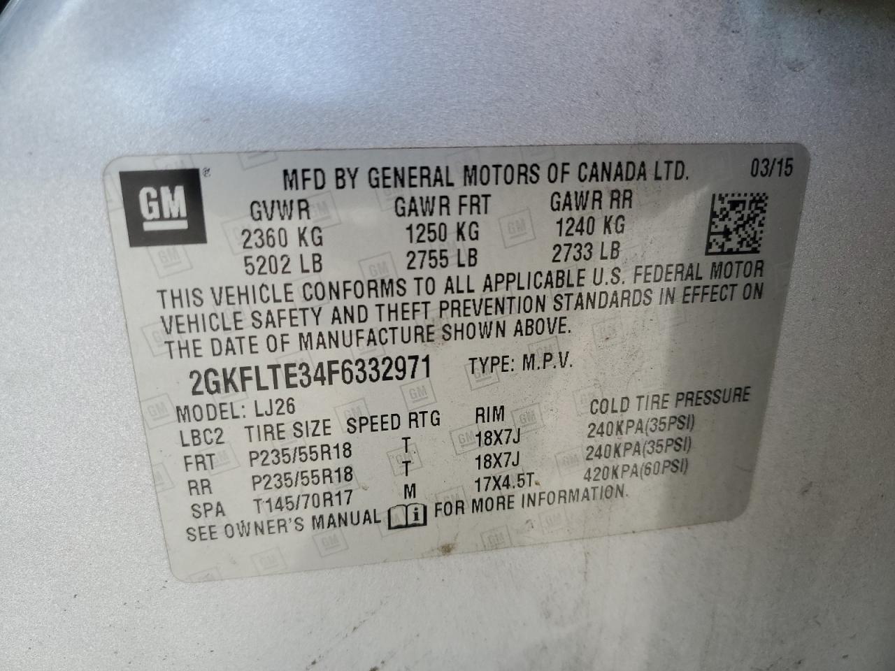 2015 GMC Terrain