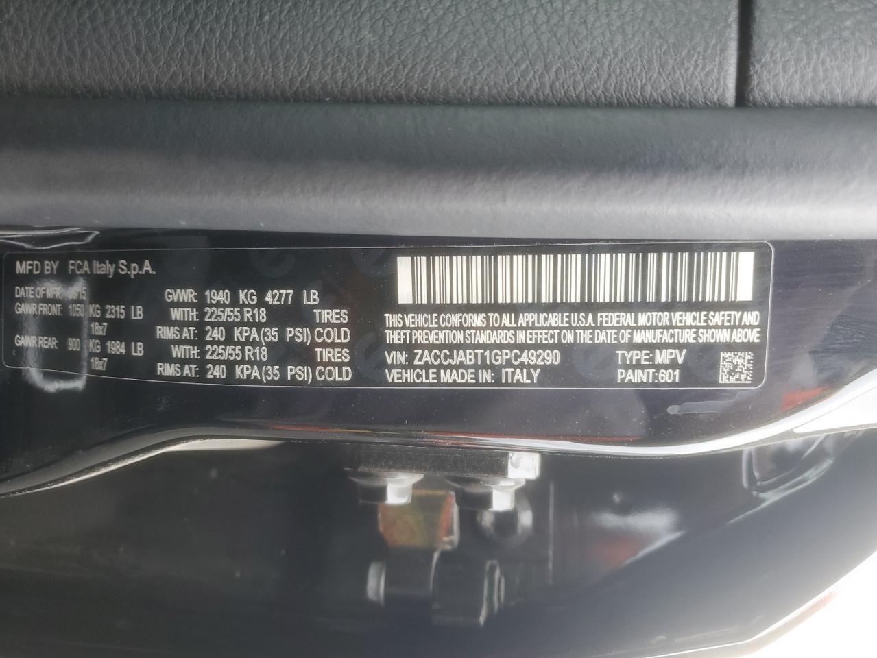 2016 JEEP Renegade