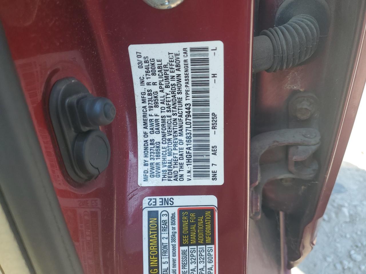 2007 HONDA CIVIC