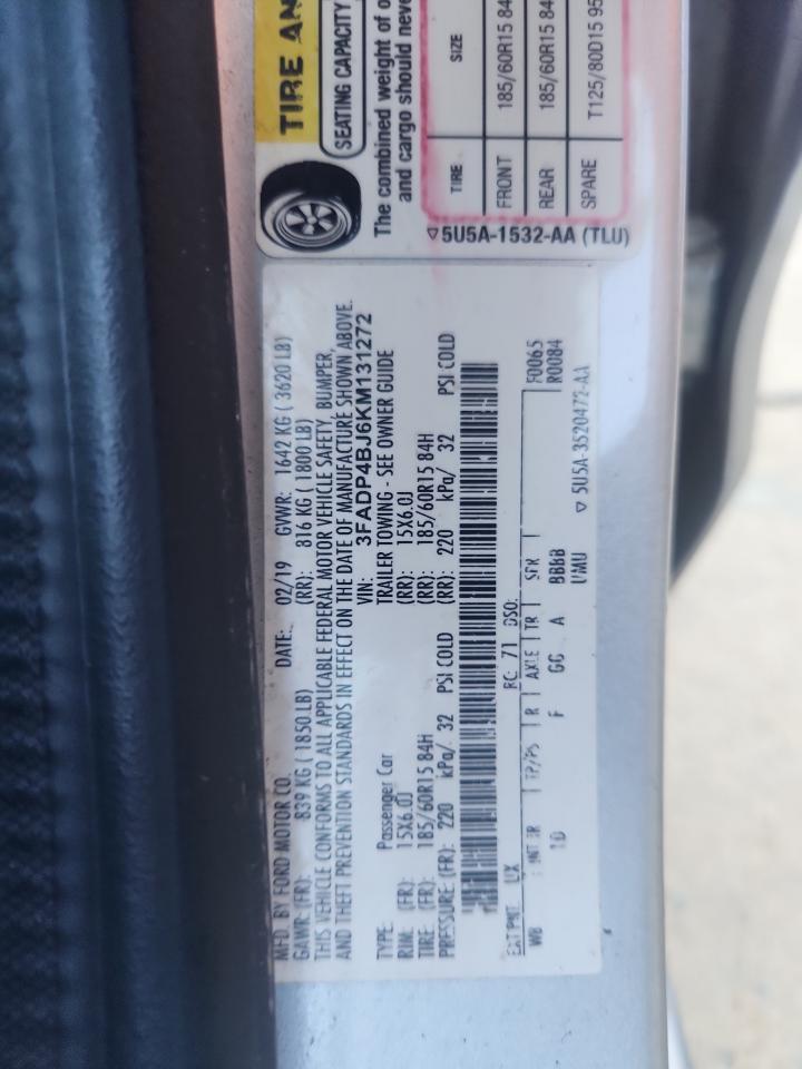 2019 FORD Fiesta