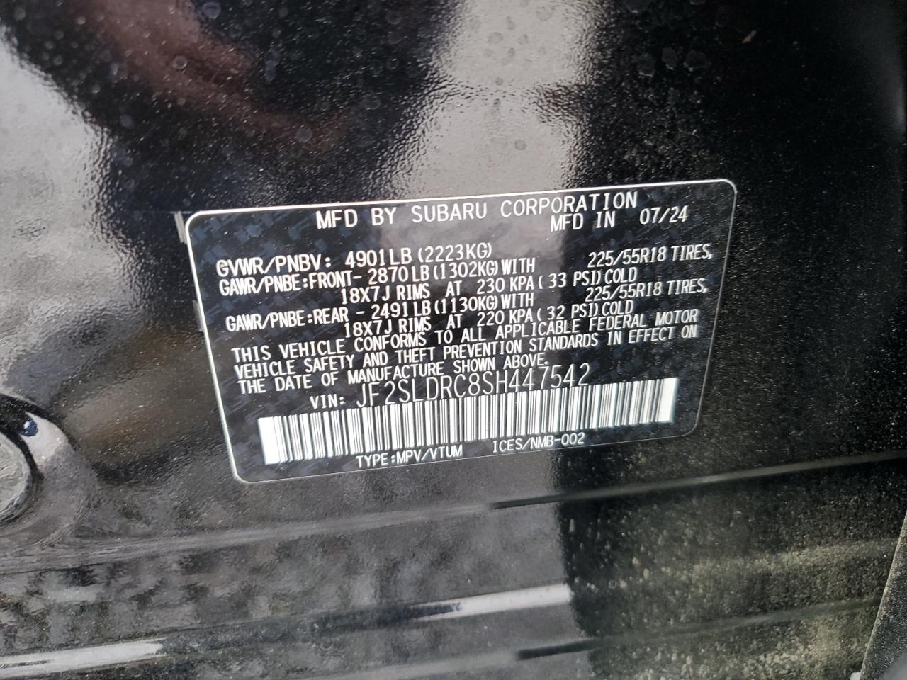 2025 SUBARU FORESTER