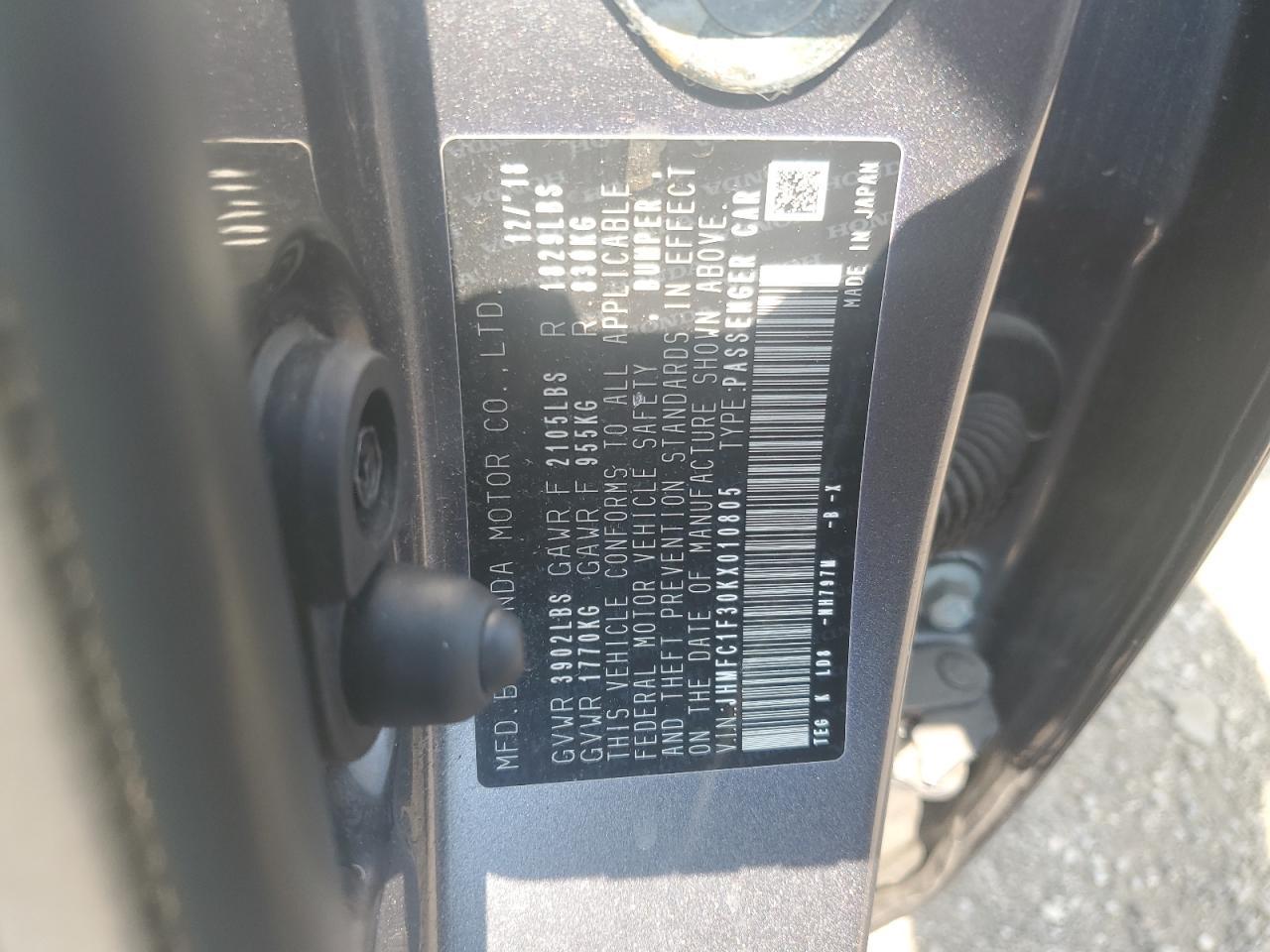 2019 HONDA CIVIC