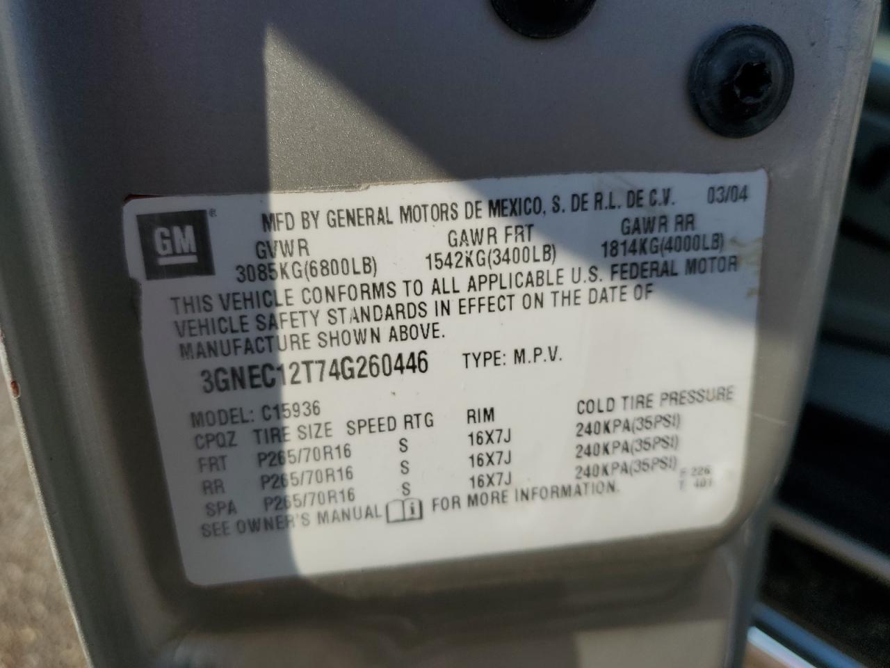 2005 CHEVROLET Avalanche