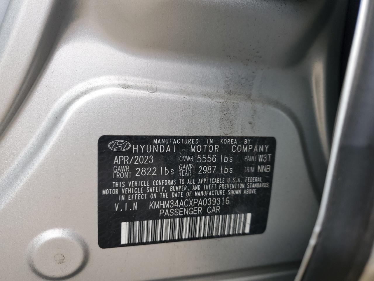 2023 HYUNDAI Ioniq