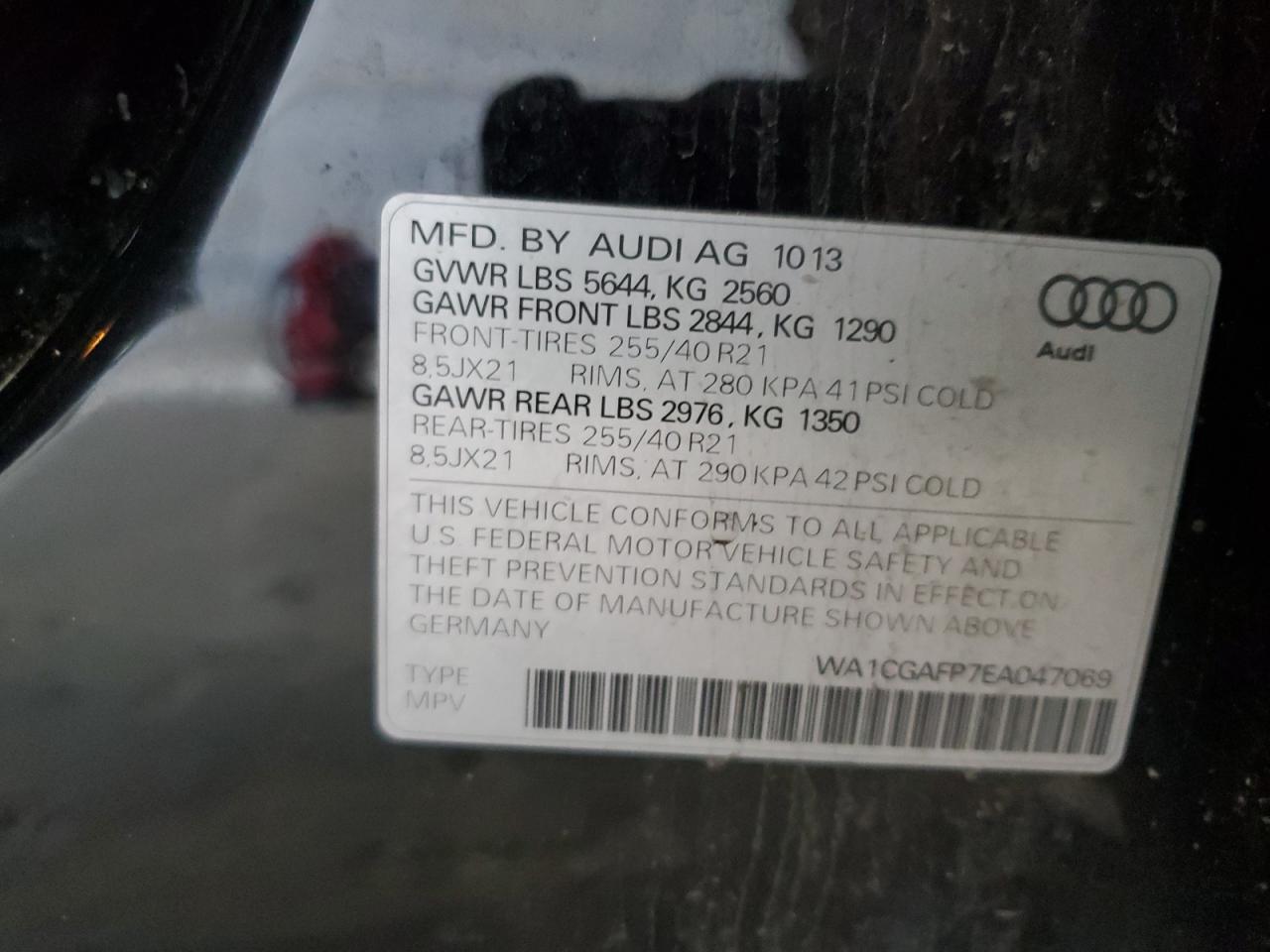 2014 AUDI SQ5