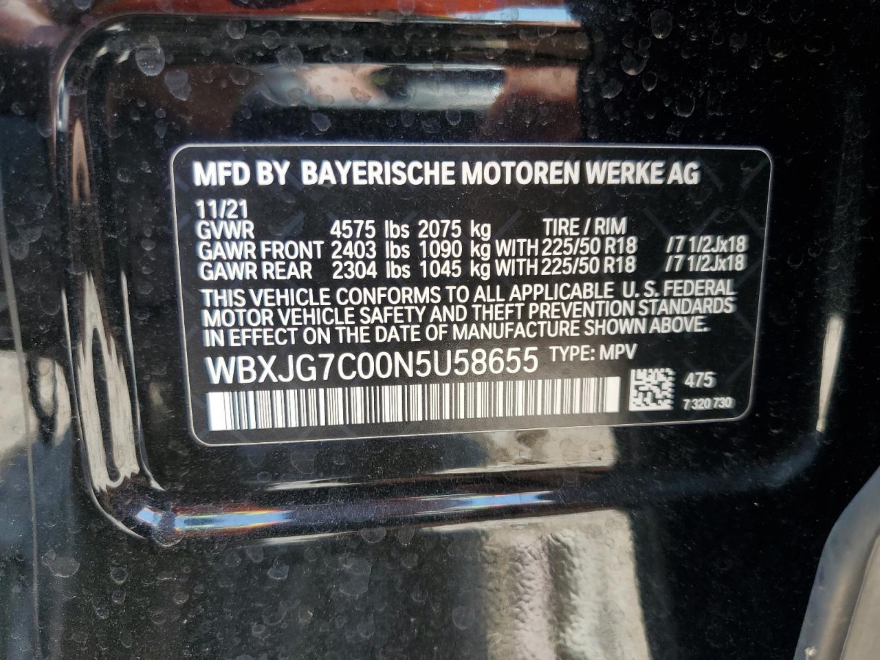 2022 BMW X1