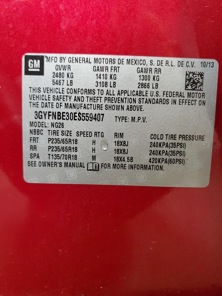 2014 CADILLAC SRX