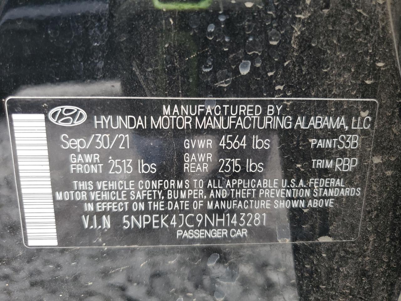 2022 HYUNDAI SONATA