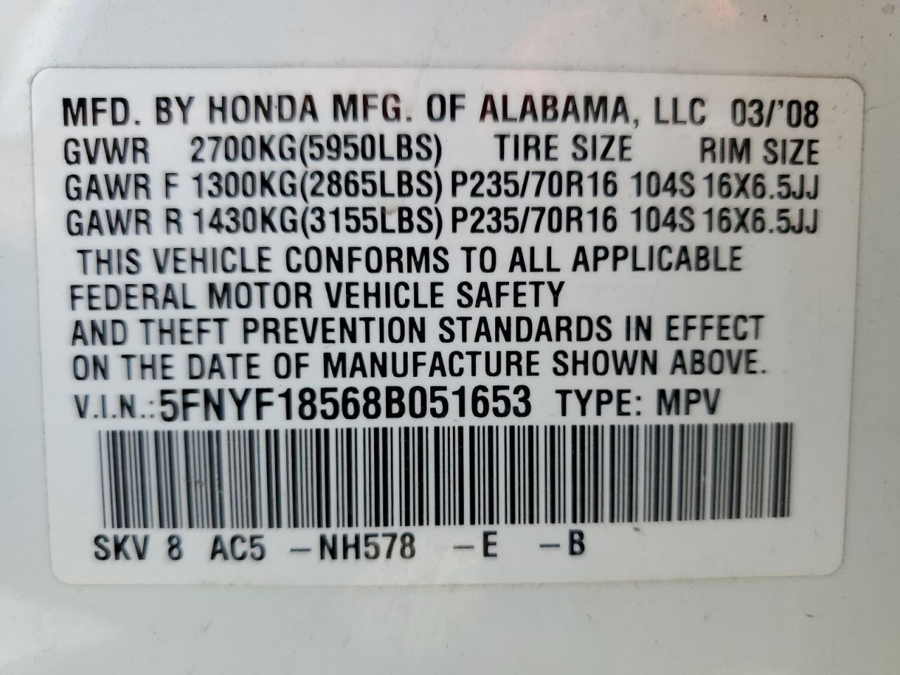 2008 HONDA PILOT