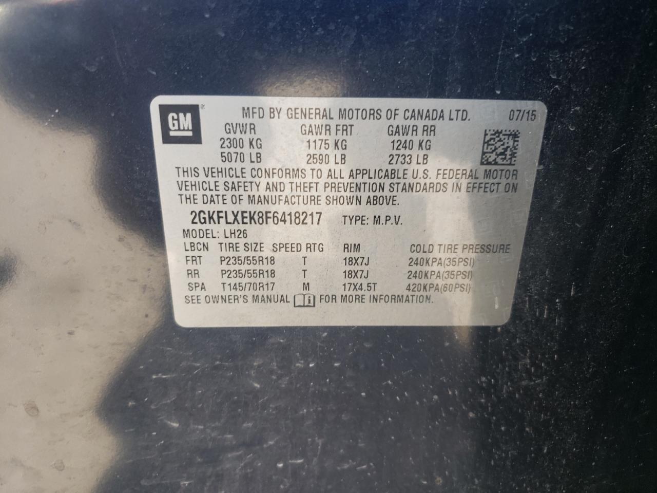 2016 GMC Terrain