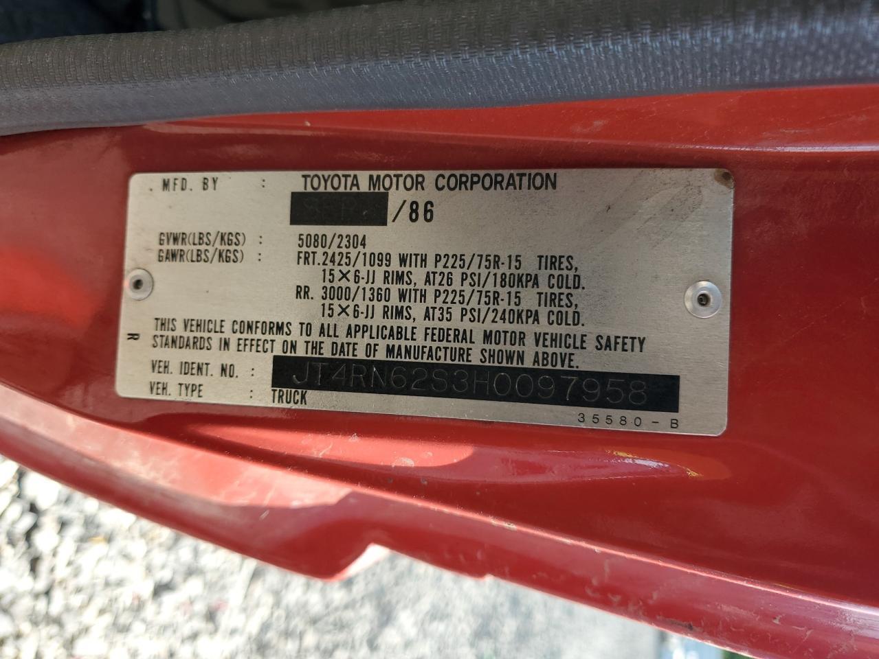 1987 TOYOTA 4Runner