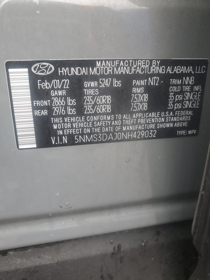 2022 HYUNDAI SANTA FE