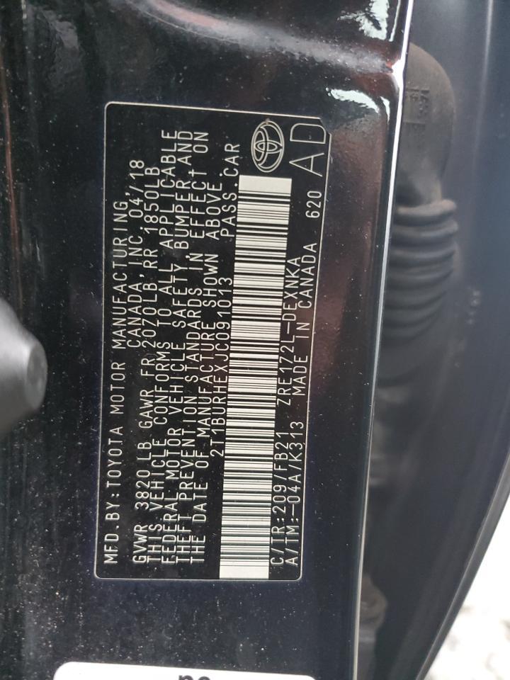 2018 TOYOTA COROLLA