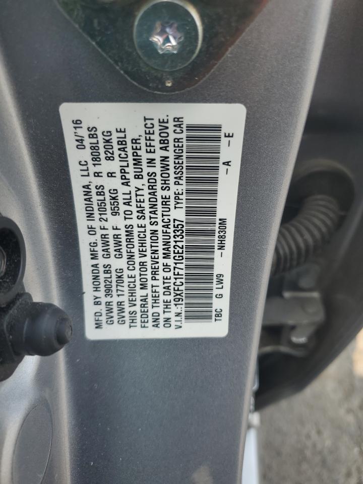 2016 HONDA CIVIC