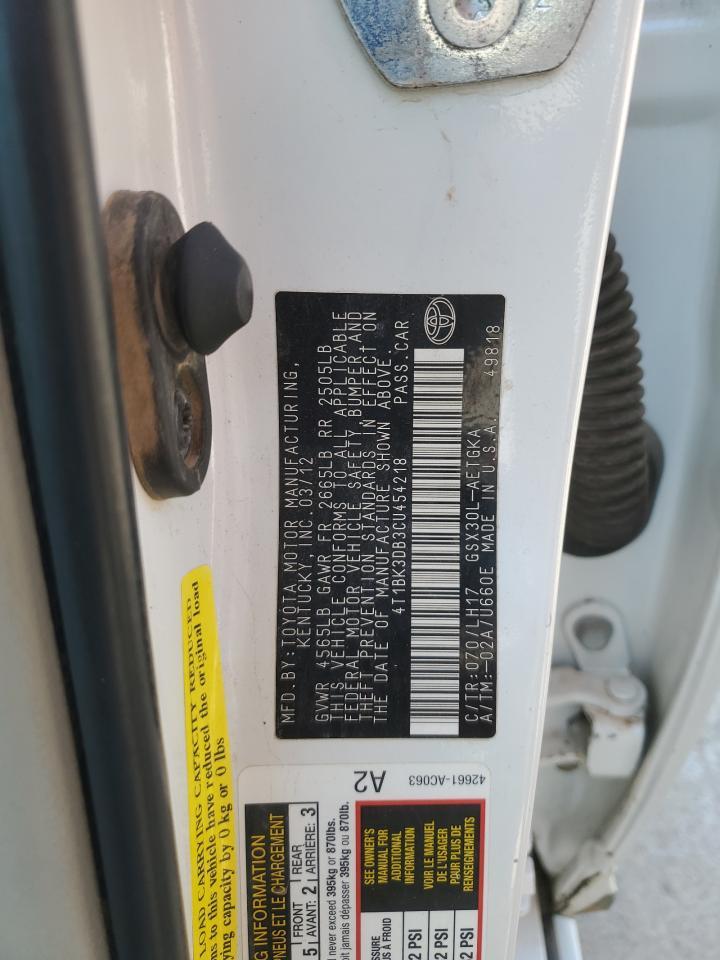 2012 TOYOTA Avalon