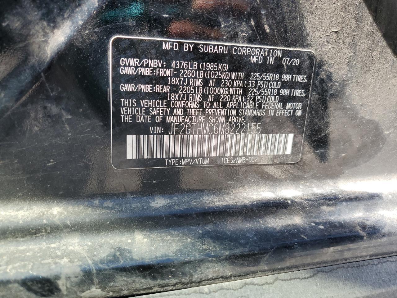 2021 SUBARU Crosstrek