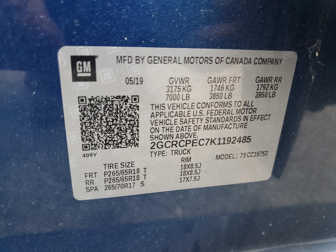 2019 CHEVROLET Silverado