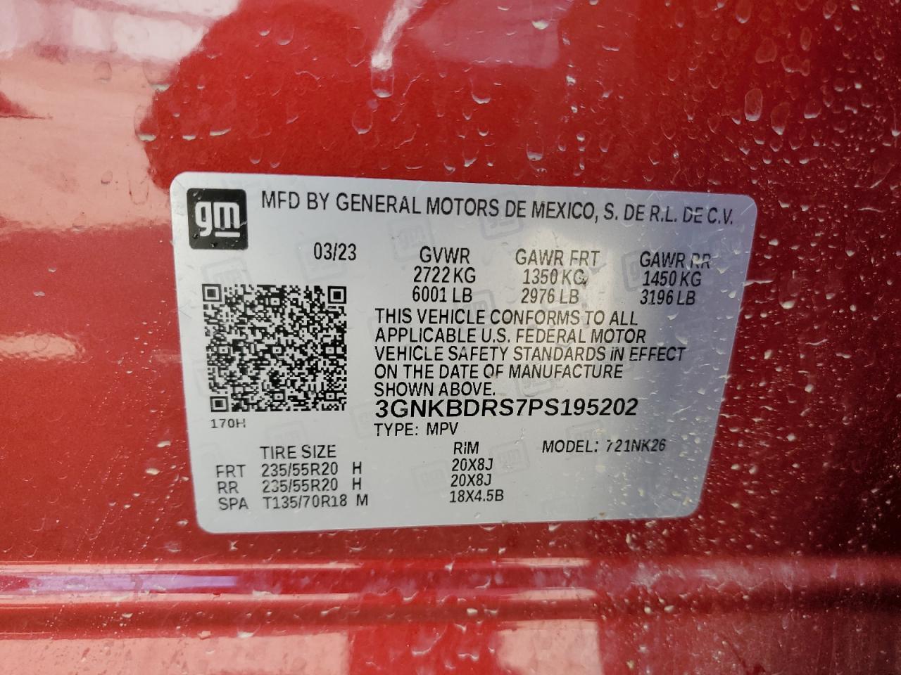 2023 CHEVROLET BLAZER