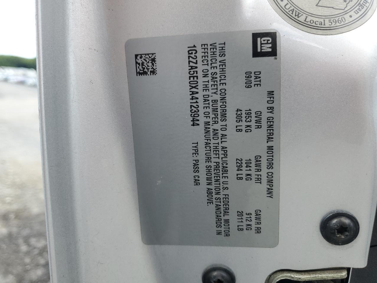 2010 PONTIAC G6