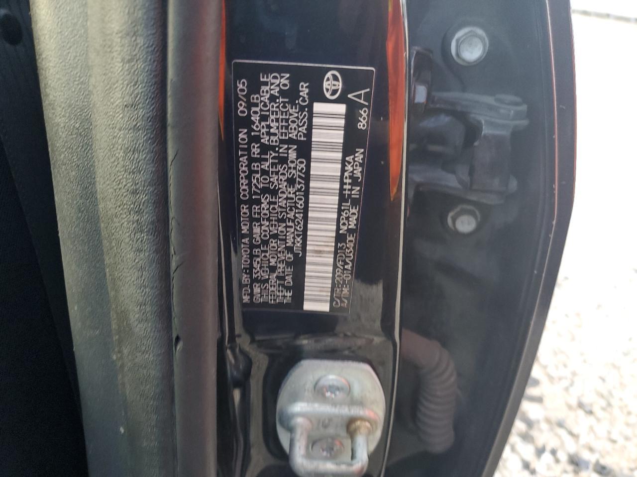 2006 TOYOTA SCION