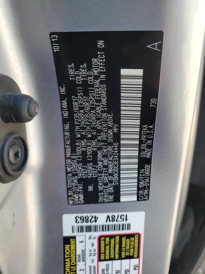 2014 TOYOTA SIENNA