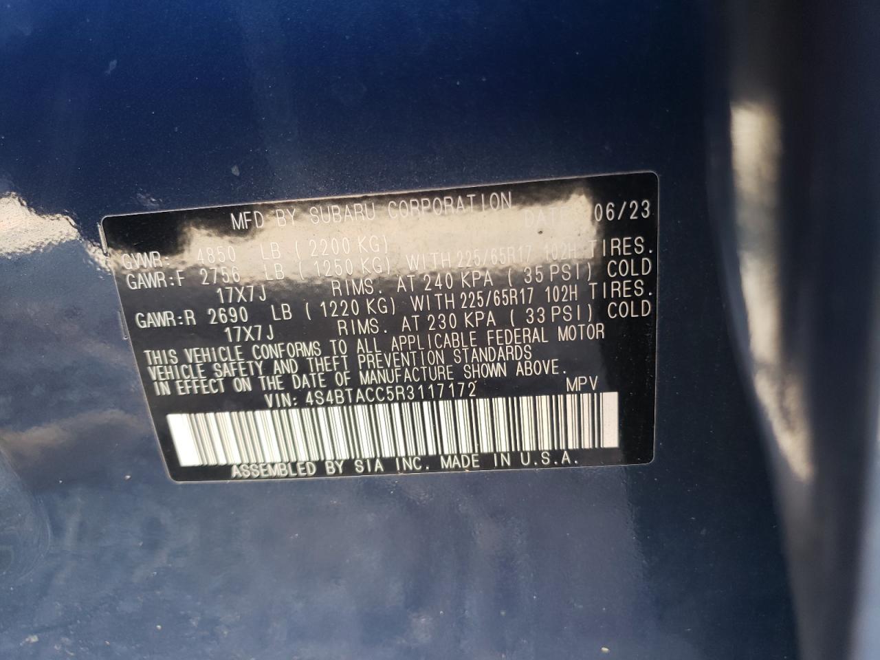 2024 SUBARU Outback