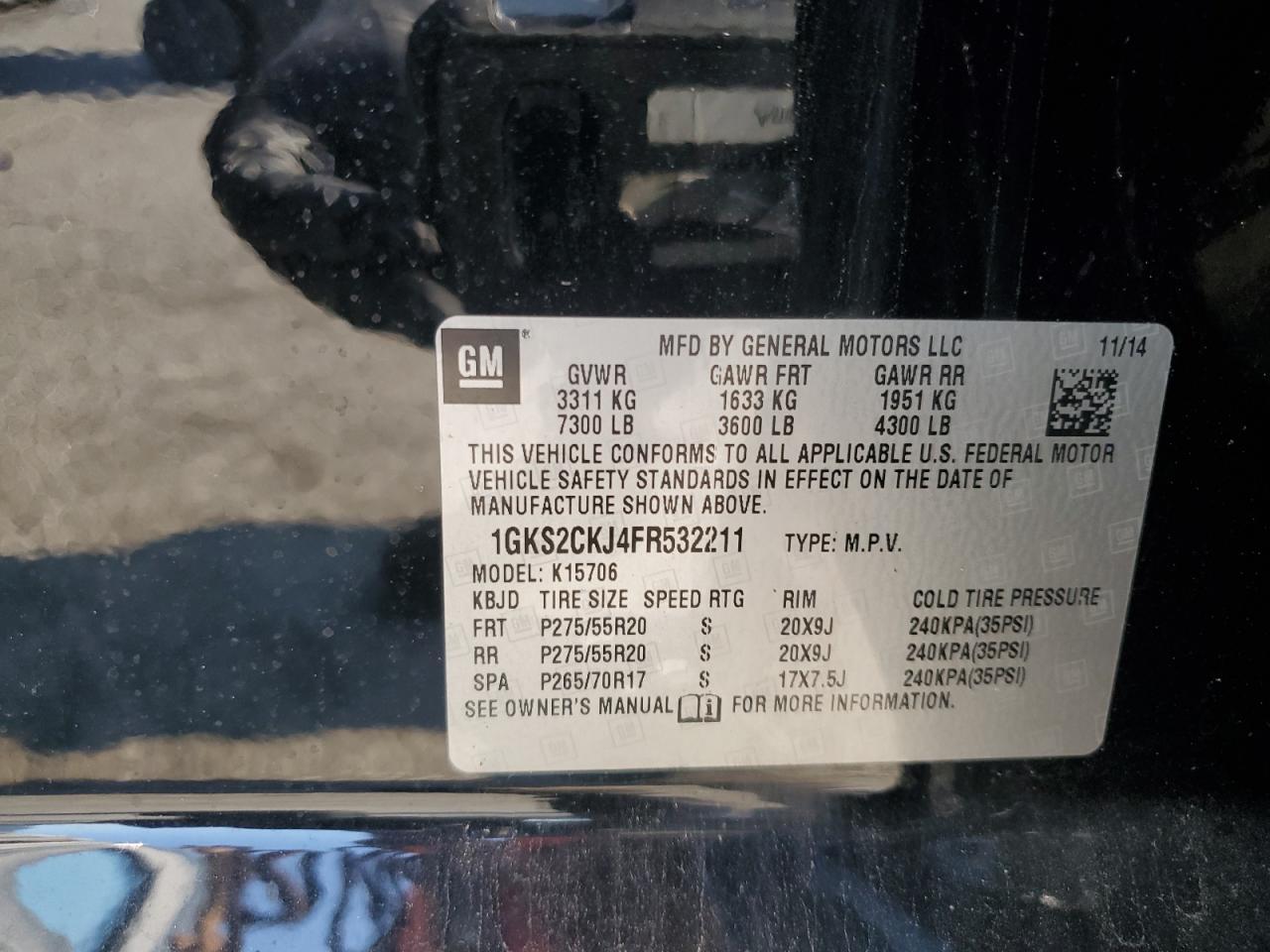 2015 GMC Yukon