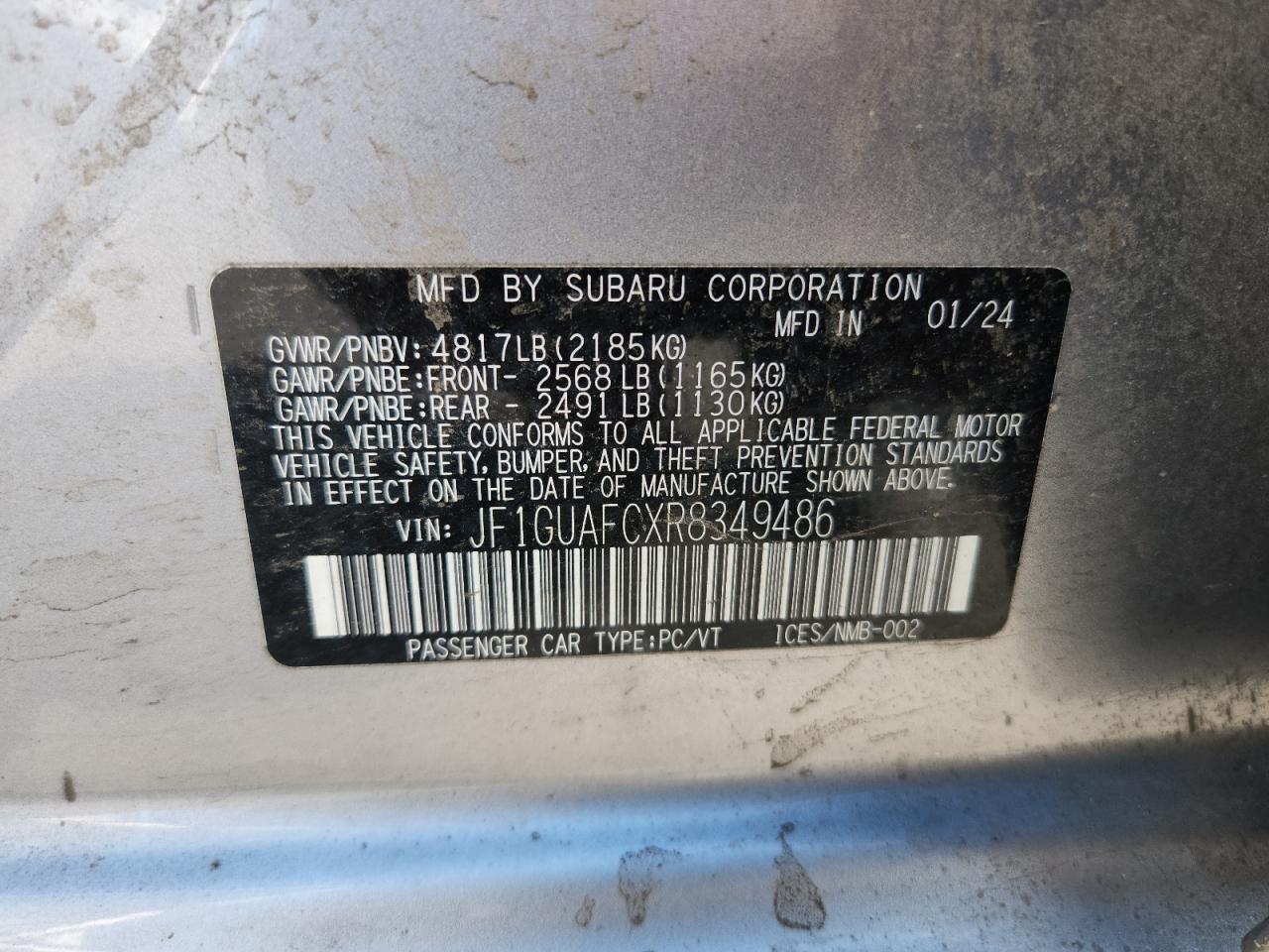 2024 SUBARU IMPREZA