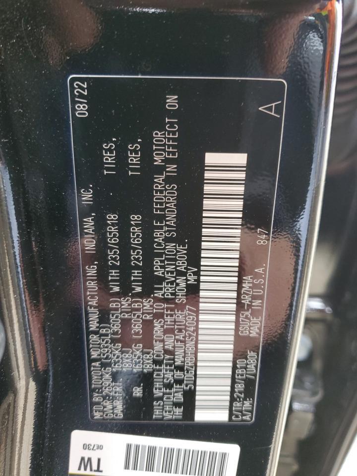 2022 TOYOTA HIGHLANDER