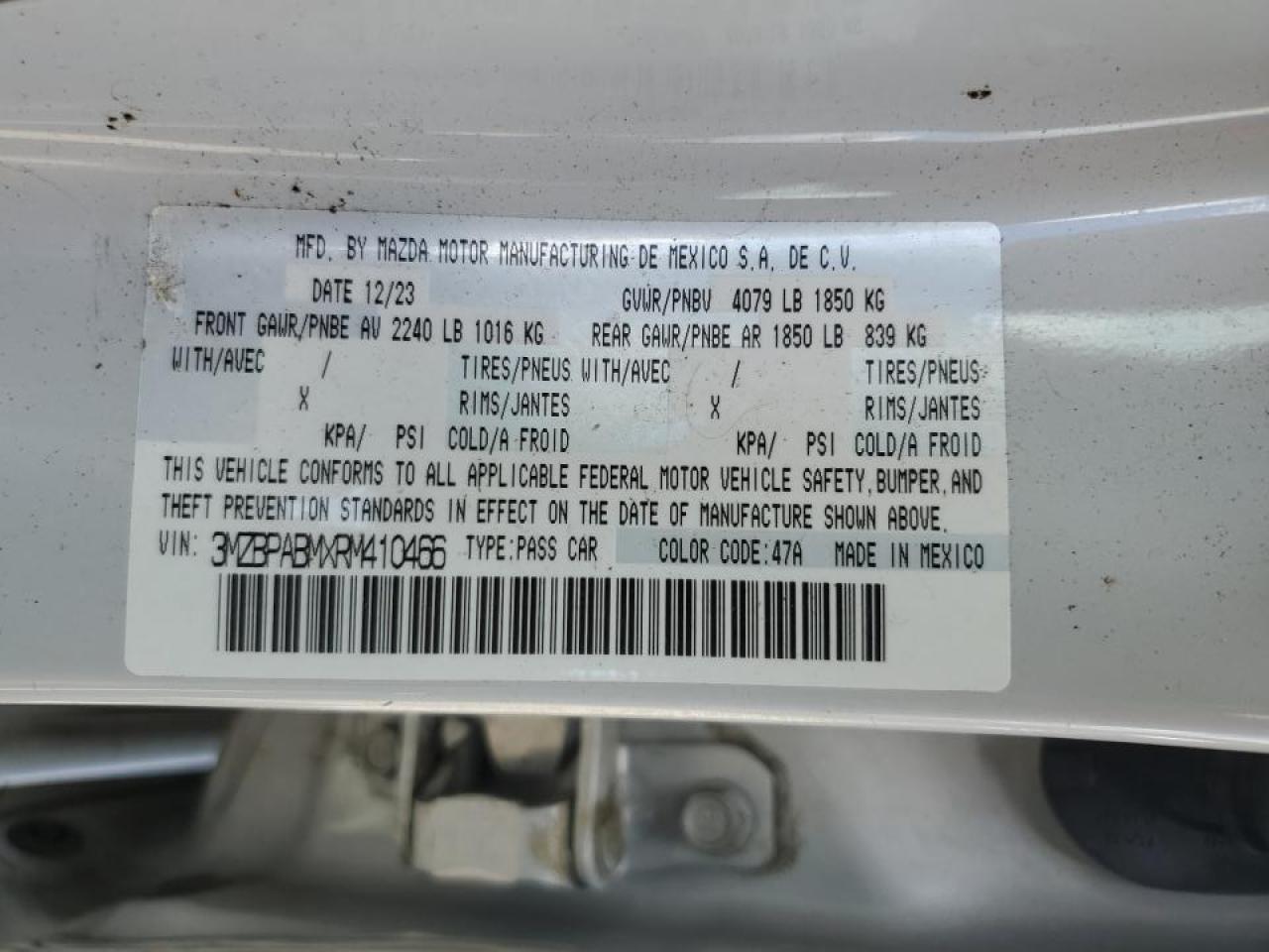 2024 MAZDA 3