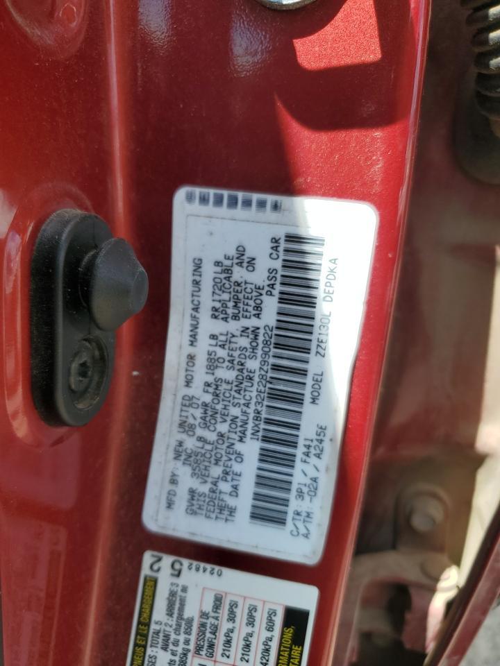 2008 TOYOTA COROLLA
