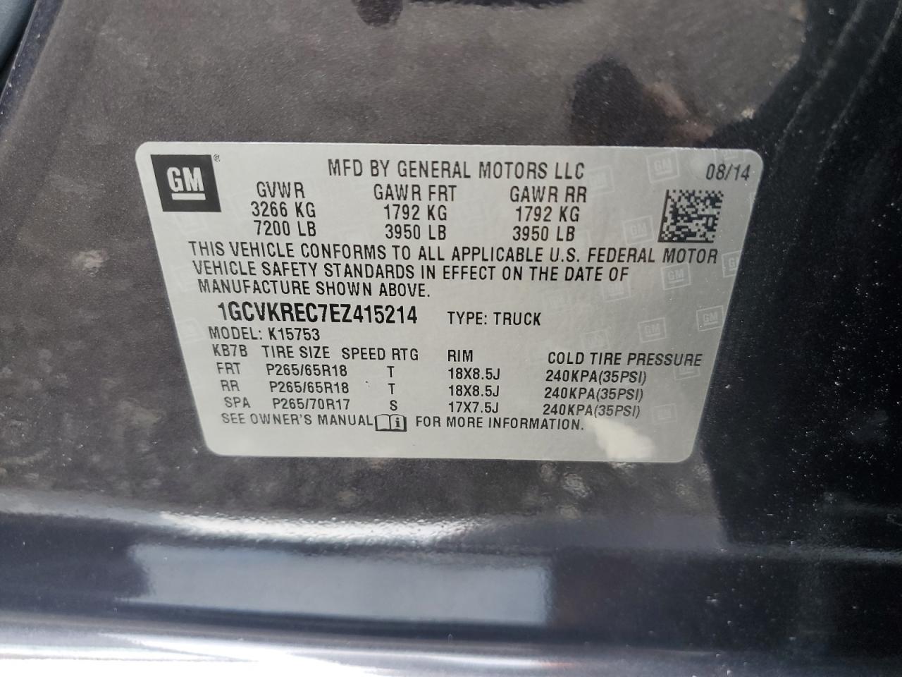 2014 CHEVROLET Silverado