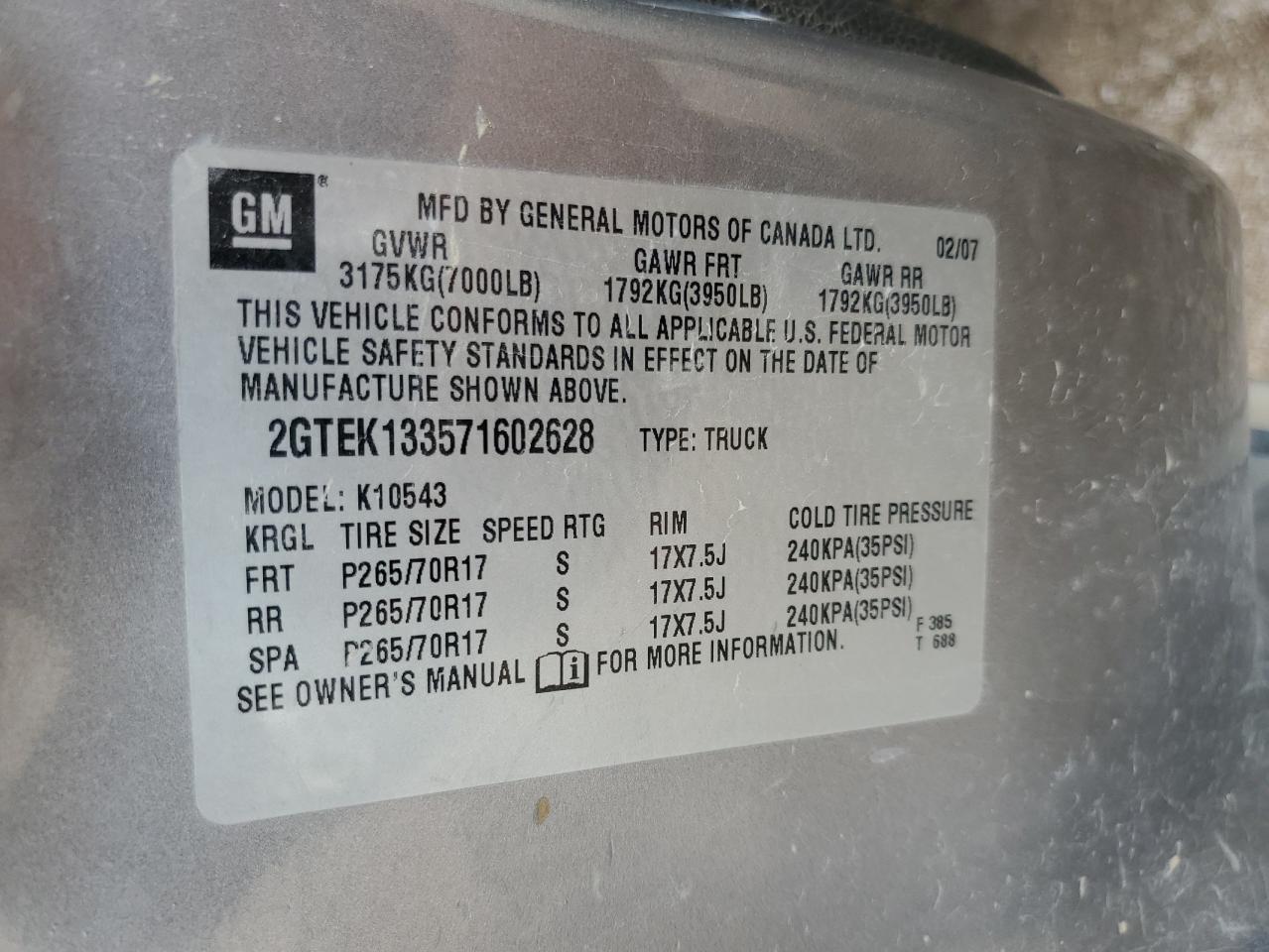 2007 GMC Sierra