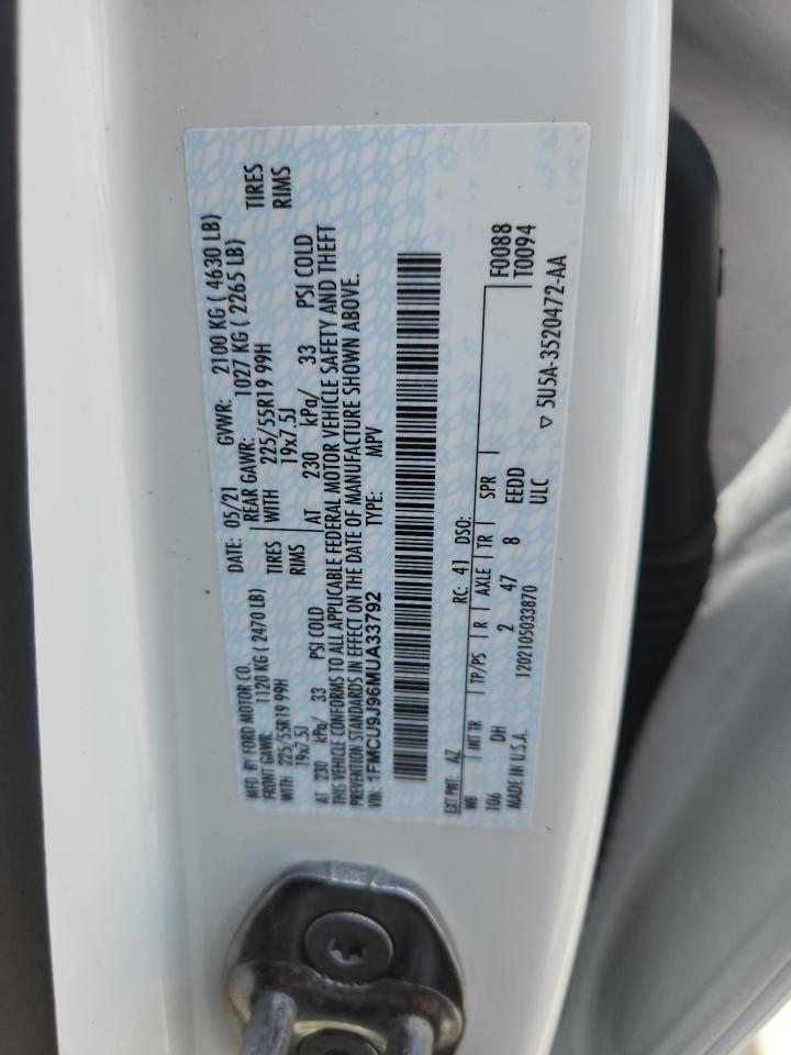 2021 FORD ESCAPE