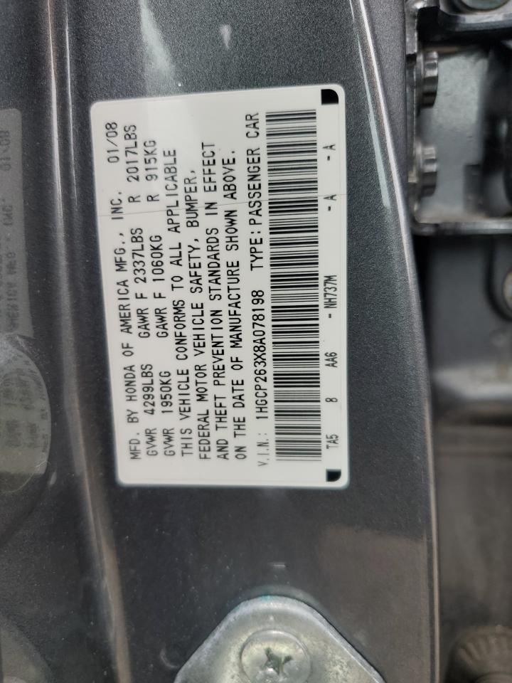 2008 HONDA ACCORD