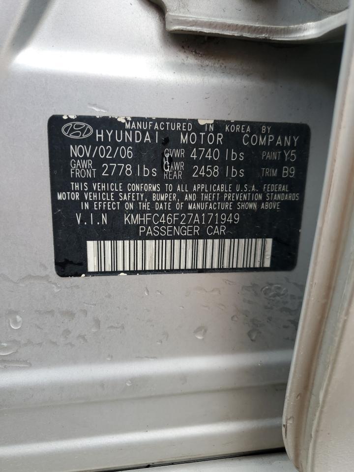 2007 HYUNDAI Azera