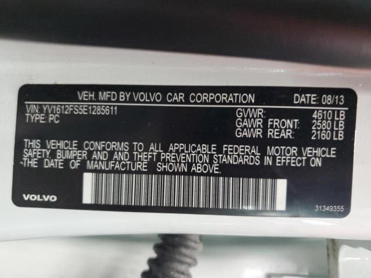 2014 VOLVO S60