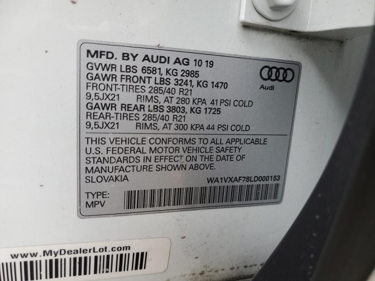 2020 AUDI Q7