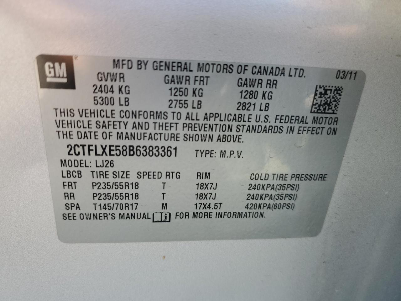 2011 GMC Terrain