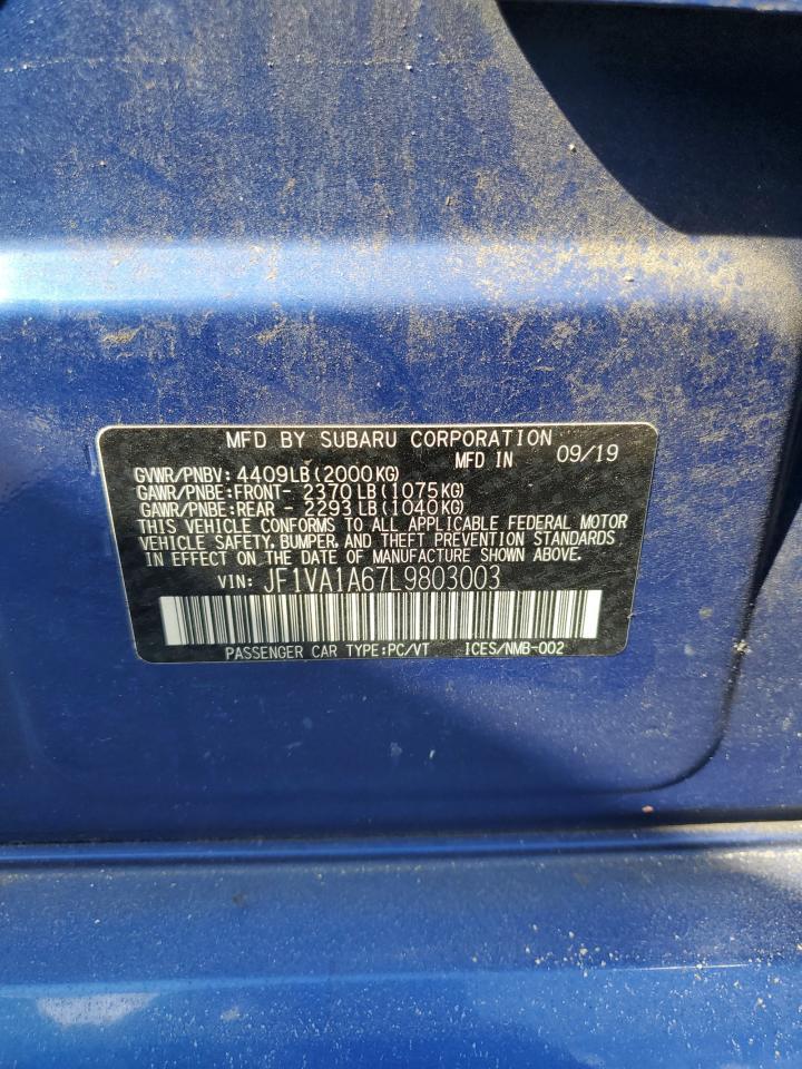 2020 SUBARU WRX
