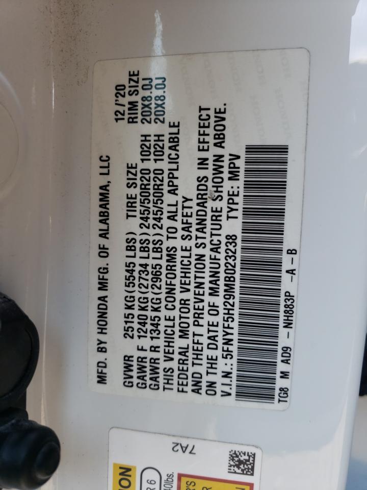 2021 HONDA PILOT
