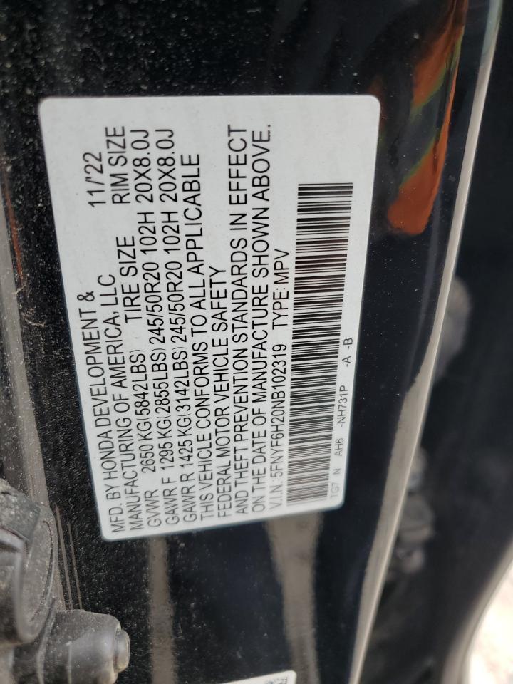 2022 HONDA PILOT
