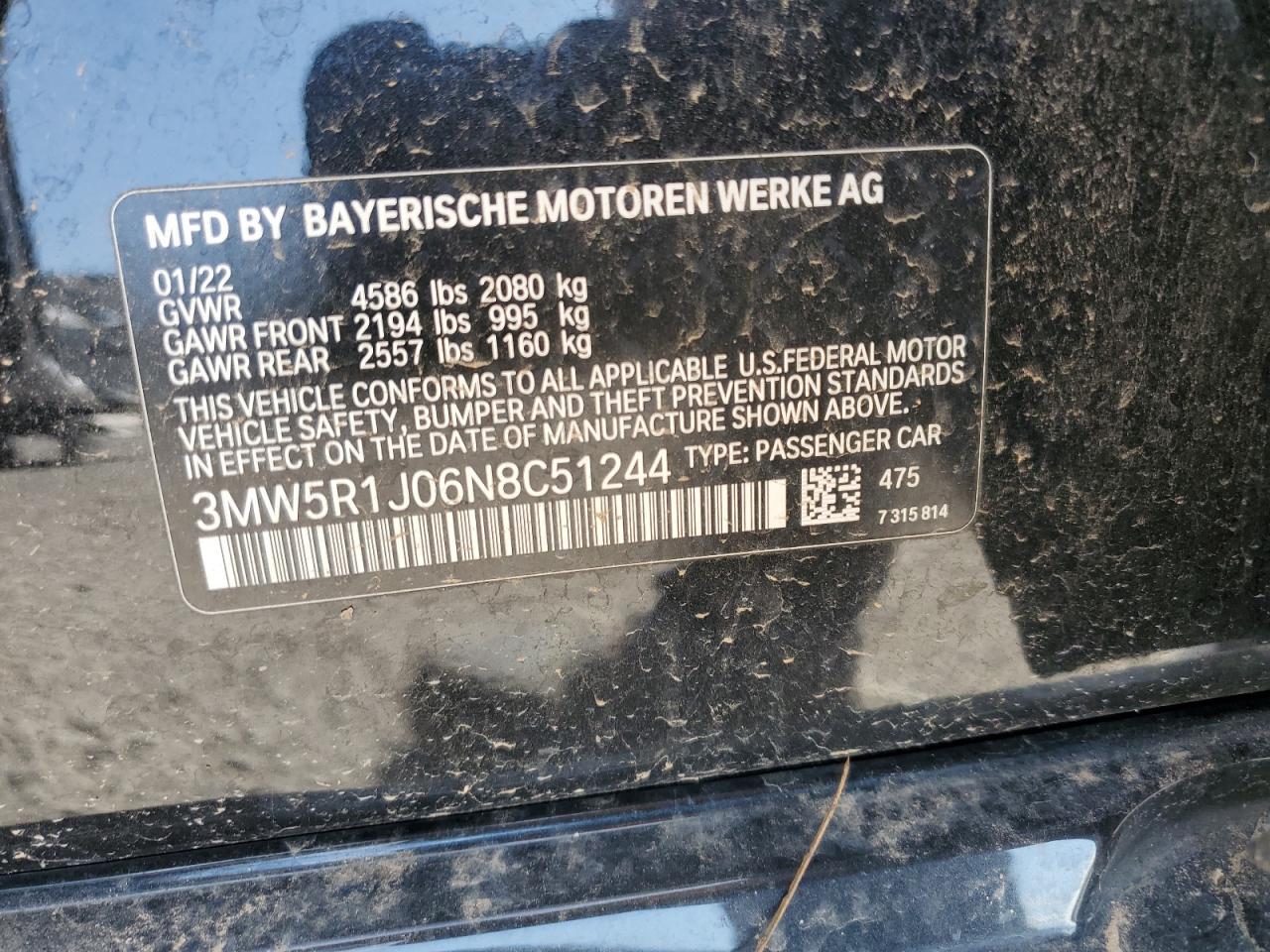 2022 BMW 3 SERIES
