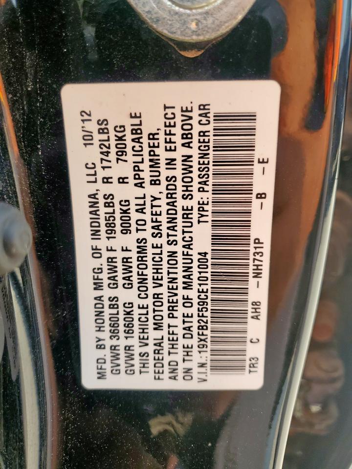2012 HONDA CIVIC