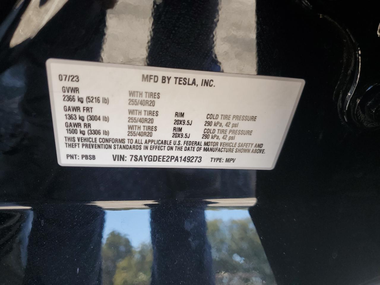 2023 TESLA MODEL Y