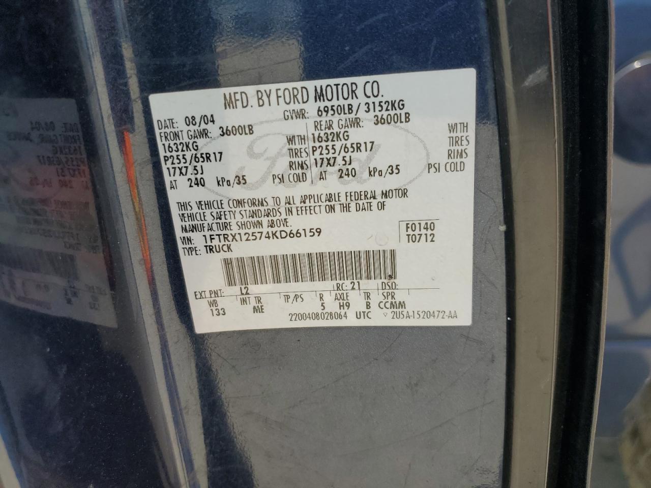 2004 FORD F-150