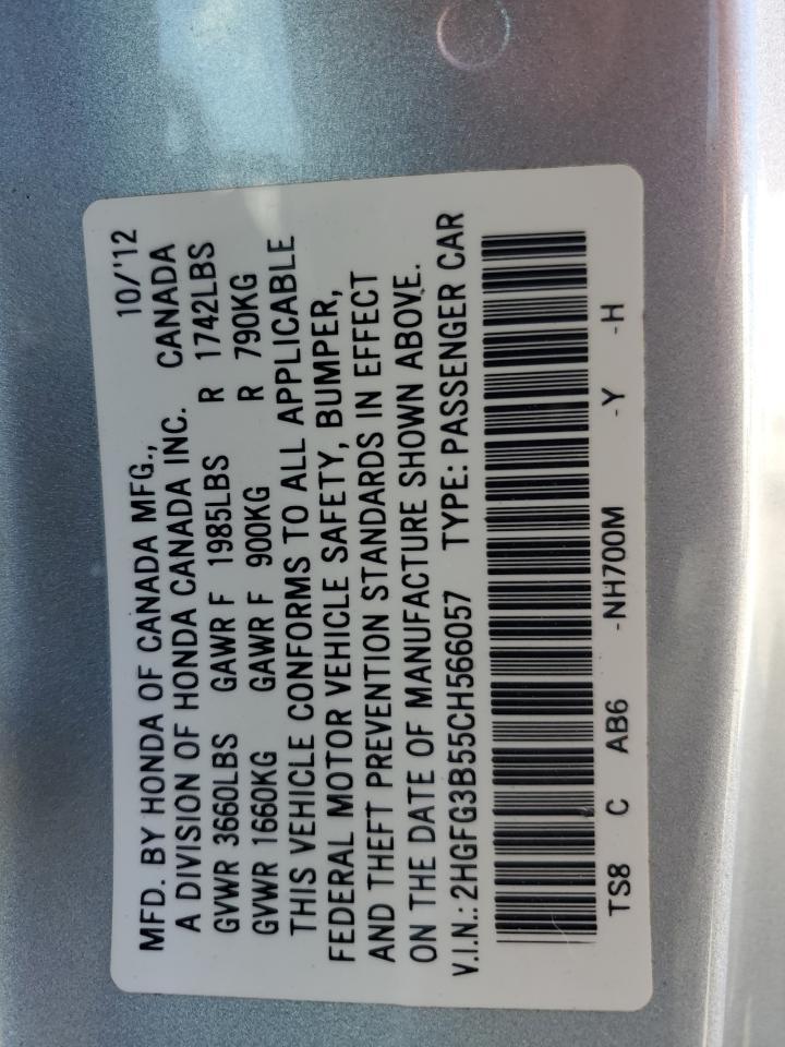 2012 HONDA CIVIC